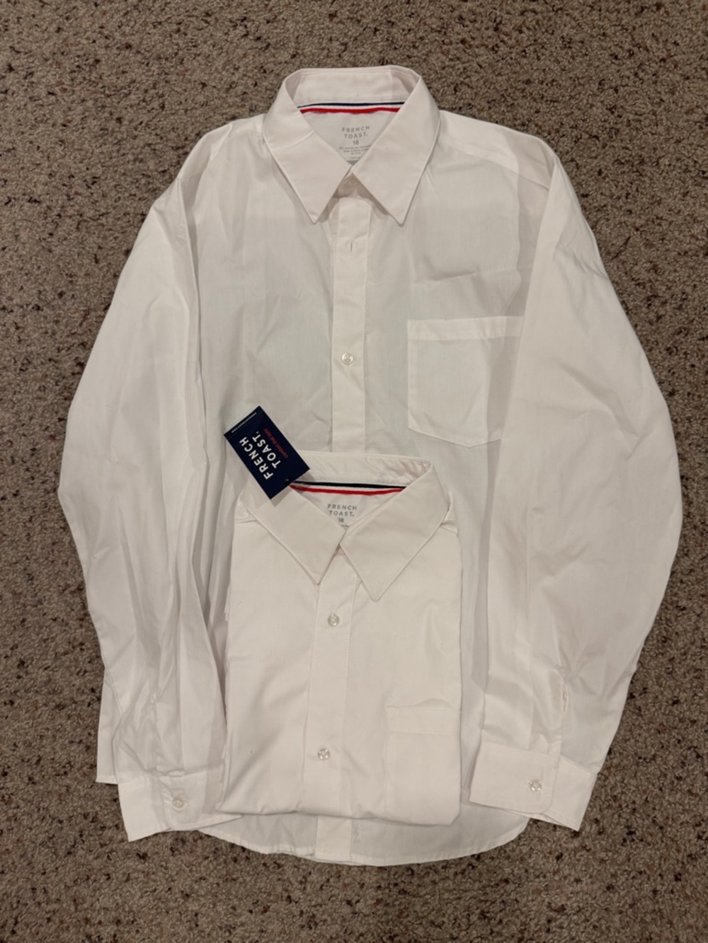 French Toast Boys' White Long-Sleeve Button-Up Shirts